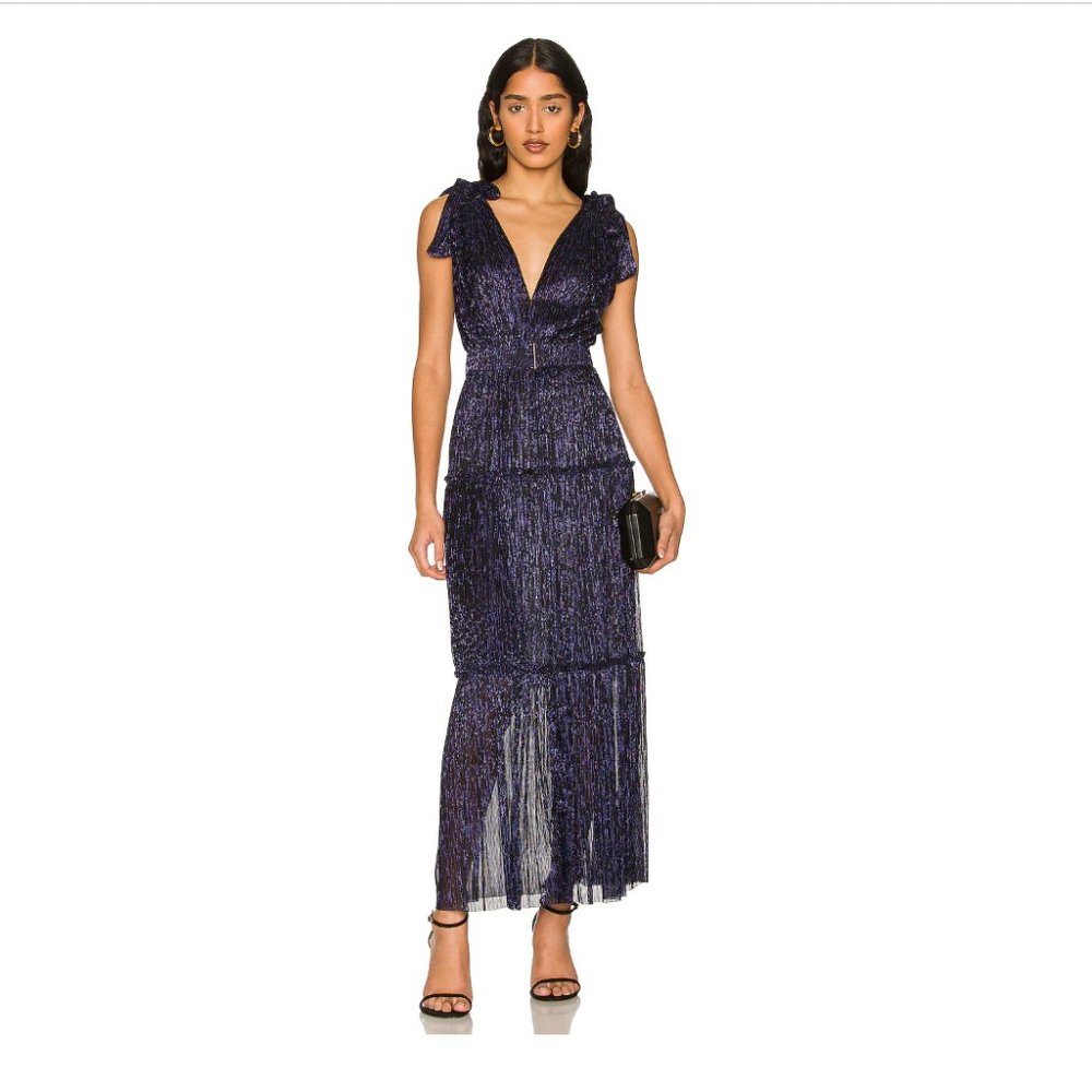 Sabina Musayev Helena Dress, Navy, Size L